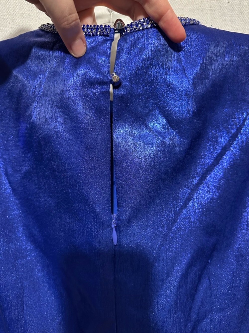 NWT Adrianna Papell Foil Woven Romper - size 10 - Picture 6 of 7